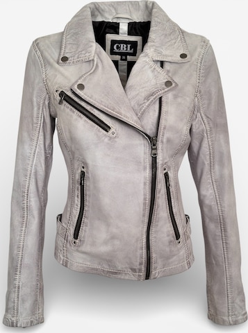 CBL Between-season jacket 'Lederjacke' in White: front