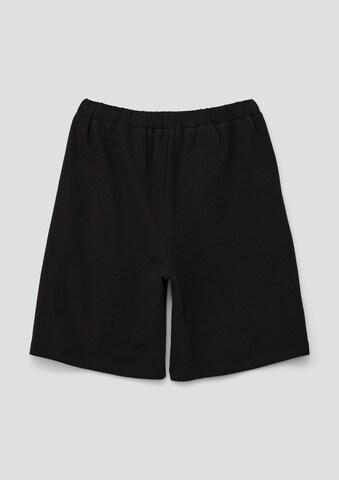 s.Oliver Wide Leg Shorts in Schwarz