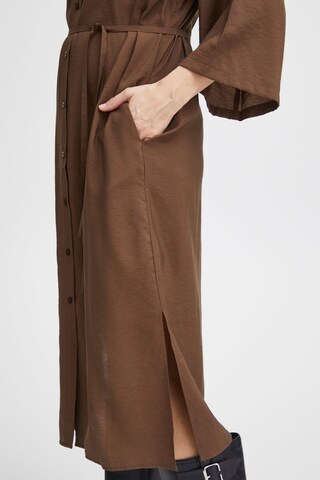 Fransa Blusenkleid in Braun