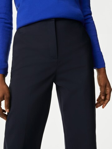 Marks & Spencer Loose fit Trousers with creases in Blue