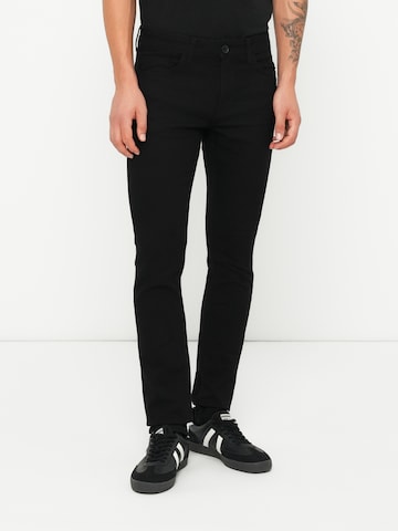 Only & Sons Slimfit Παντελόνι 'ONSLOOM' σε μαύρο: μπροστά