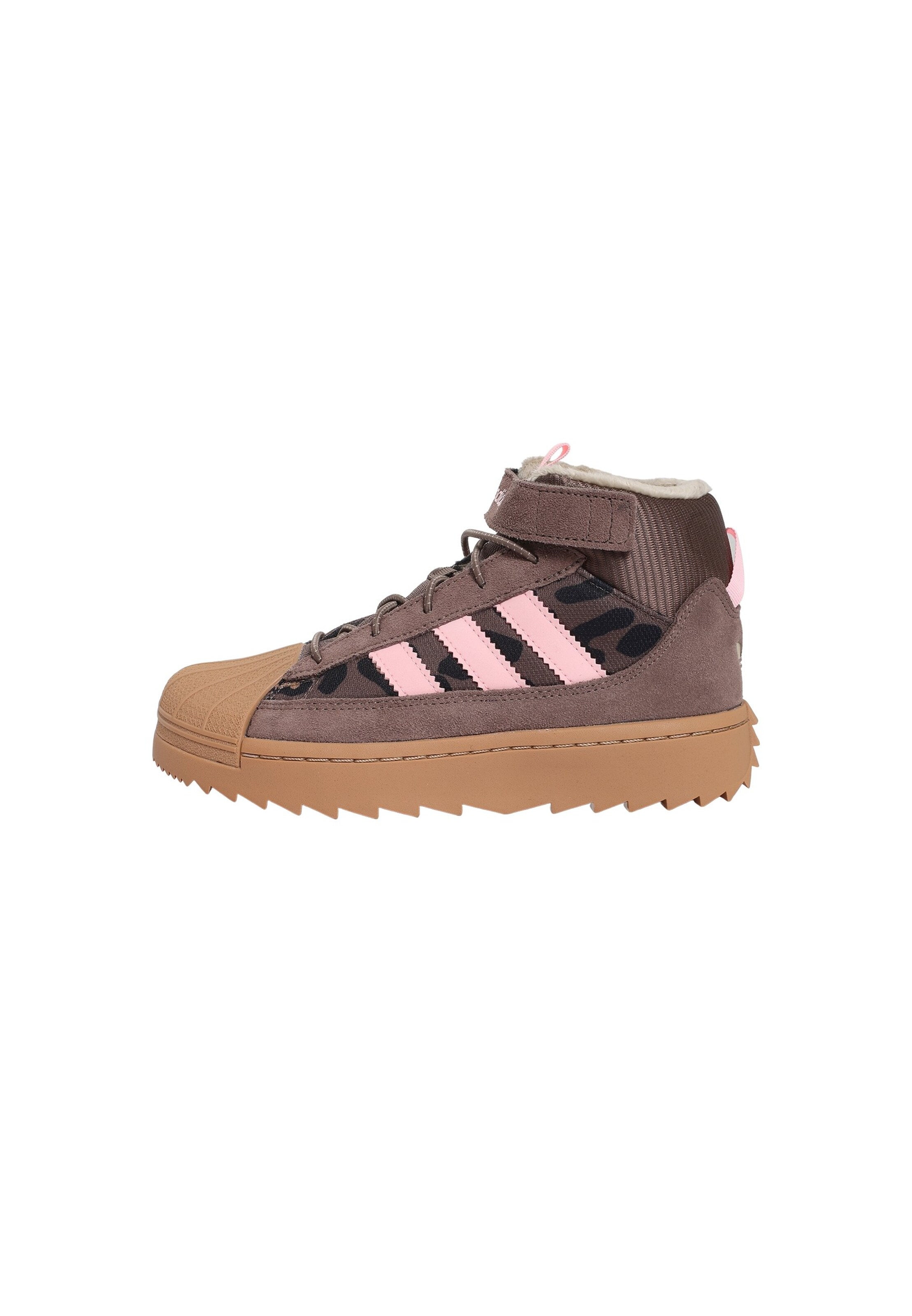 Sneaker 'SUPERSTAR' de la ADIDAS ORIGINALS pe maro: față