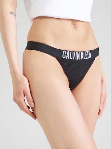 Bas de bikini 'Intense Power' Calvin Klein Swimwear en noir : devant