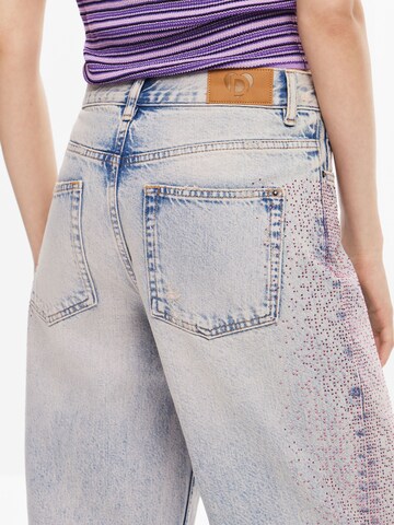Desigual Ohlapna forma Kavbojke | modra barva