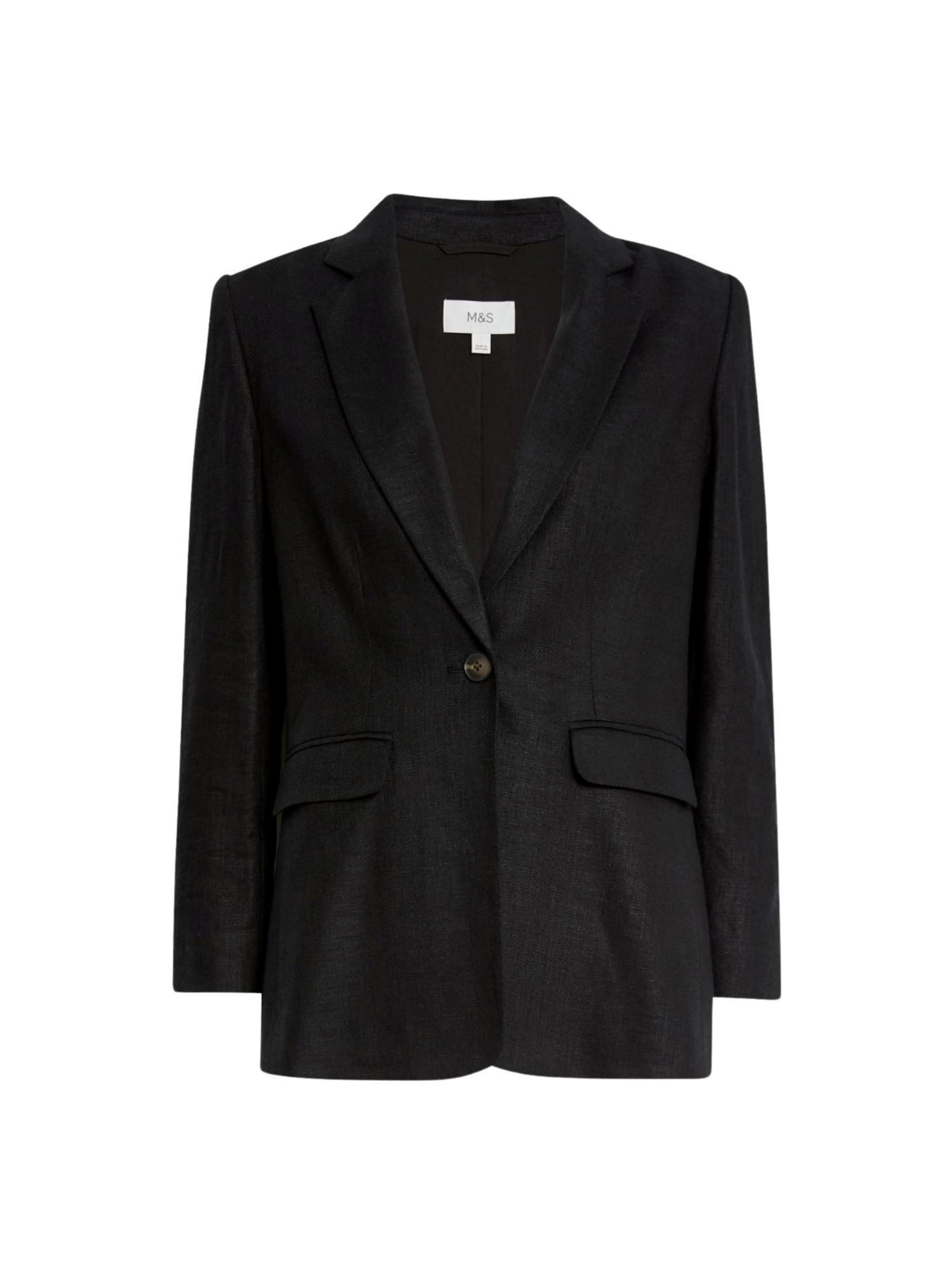 Blazer di Marks & Spencer in nero: frontale