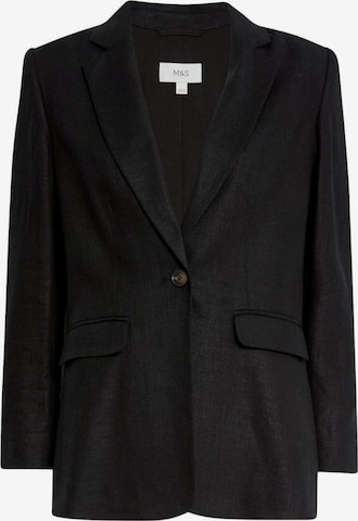 Blazer Marks & Spencer en noir : devant