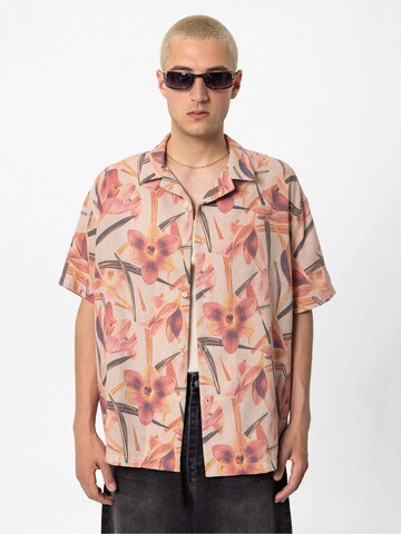 Comfort fit Camicia 'Lincoln' di VAMOS CLO in rosa: frontale