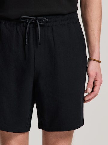Shiwi Regular Broek 'Josh' in Zwart