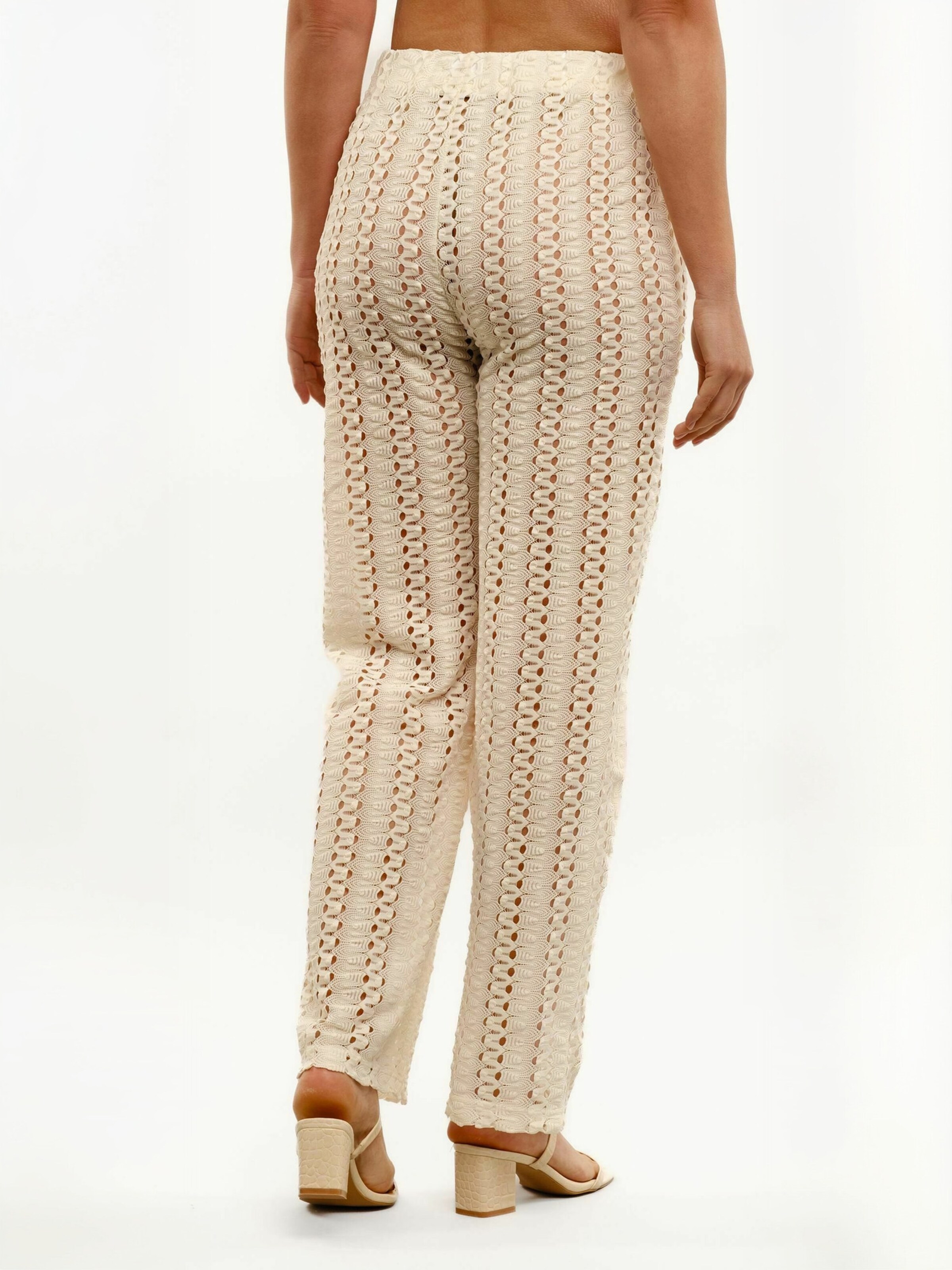 Regular Pantalon ' CROC ' Liberte Essentiel en blanc