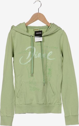 DIESEL Sweatshirt & Zip-Up Hoodie in S in Green: front