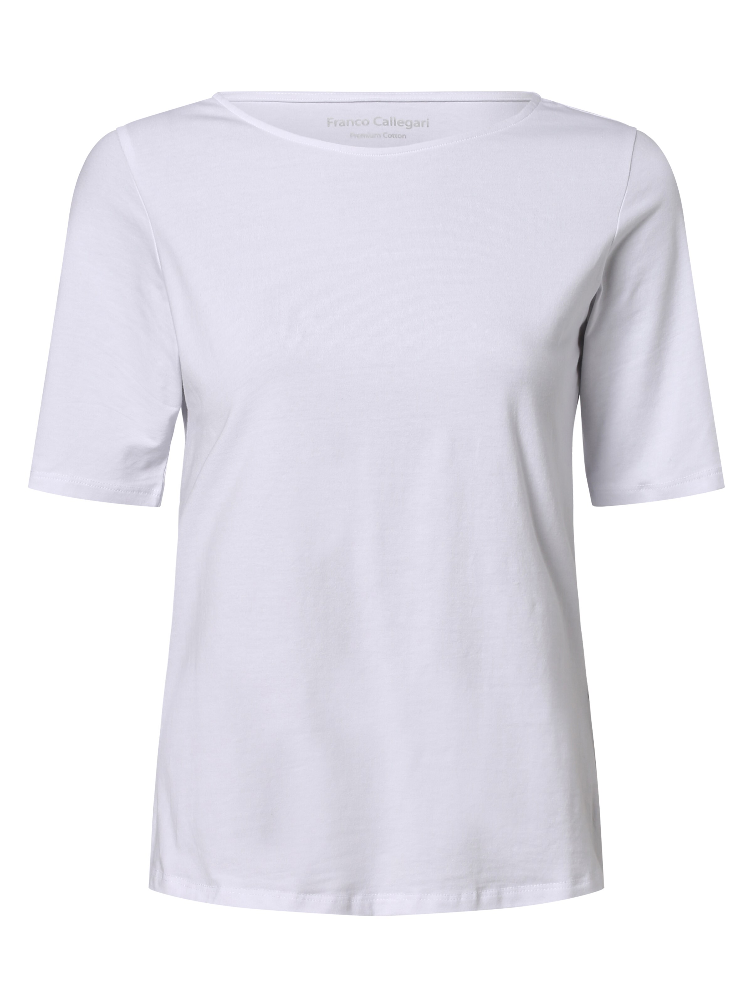 T-shirt Franco Callegari en blanc : devant