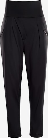 Regular Pantaloni sport 'HP303' de la Winshape pe negru: față