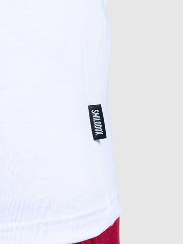 T-Shirt 'Pat' Smilodox en blanc