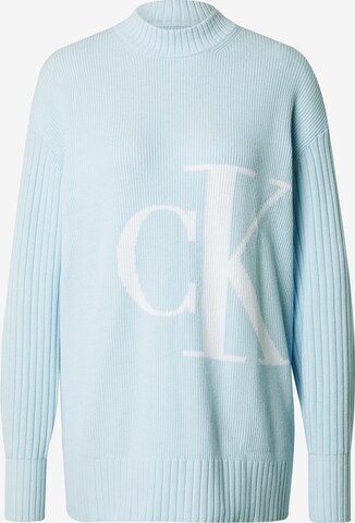 Calvin Klein Jeans Trui in Blauw: voorkant