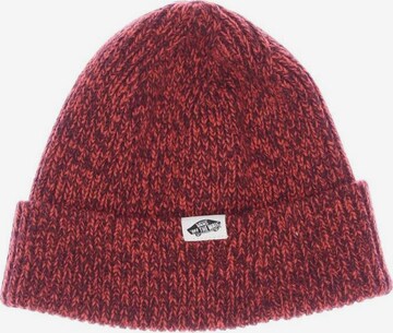 VANS Hat & Cap in One size in Red: front