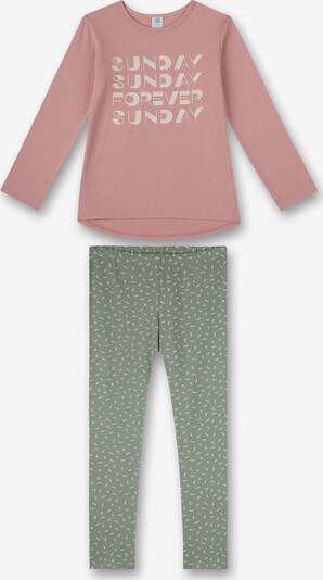SANETTA Pajamas in Cream / Green / Pink, Item view