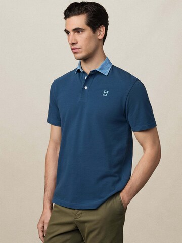 Hackett London Poloshirt 'Heritage' in Blau