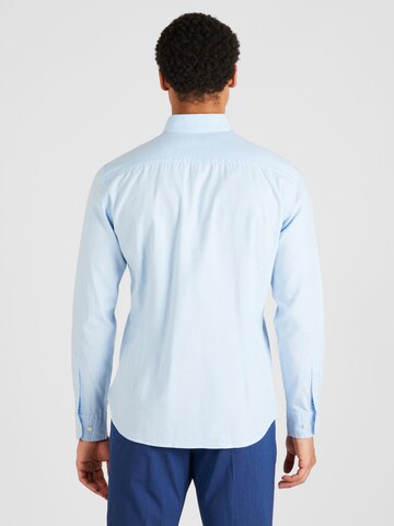 Hackett London Slim Fit Skjorte i blå