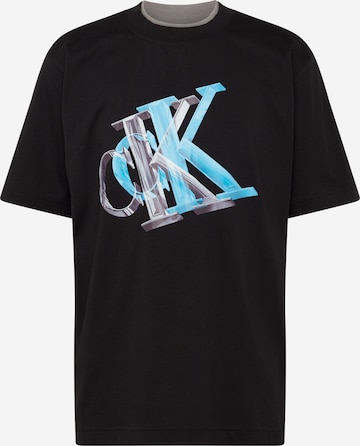 Calvin Klein Jeans - Camiseta en negro: frente