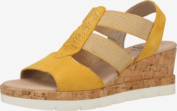 JANA Sandals in Yellow: front