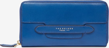 The Bridge Wallet in Blue: front