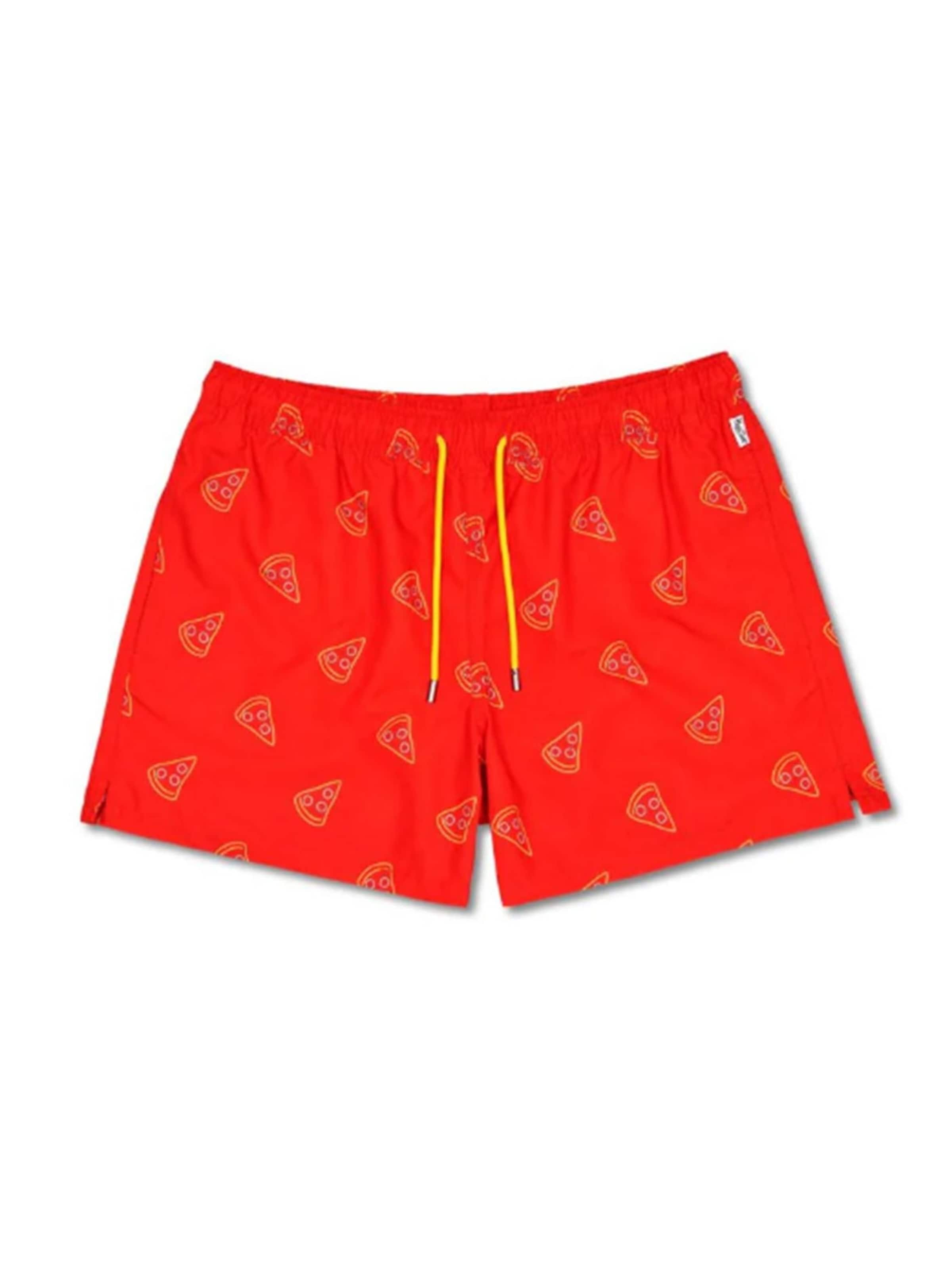 Happy Socks Swimming Trunks 'Pizza Slice Swimshorts 4300' in S in Red, Item view