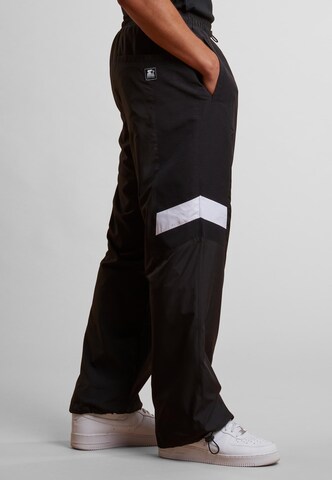 Baggy Pantaloni di Starter Black Label in nero