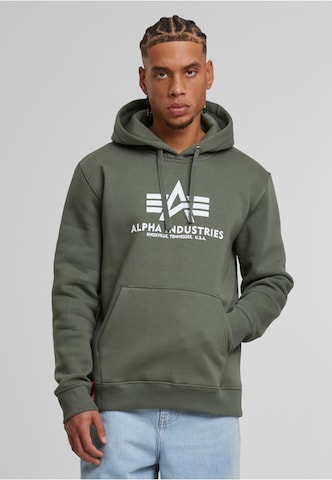 ALPHA INDUSTRIES Sweatshirt in Grün