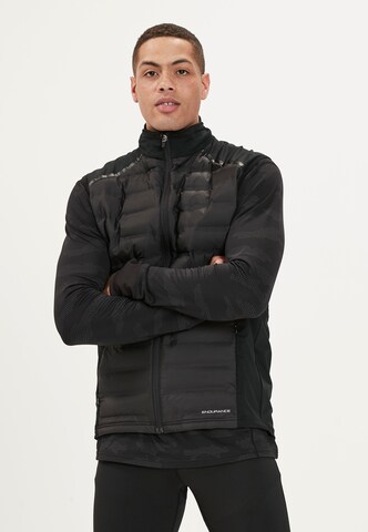 ENDURANCE Sportbodywarmer 'MIDAN M' in Zwart: voorkant