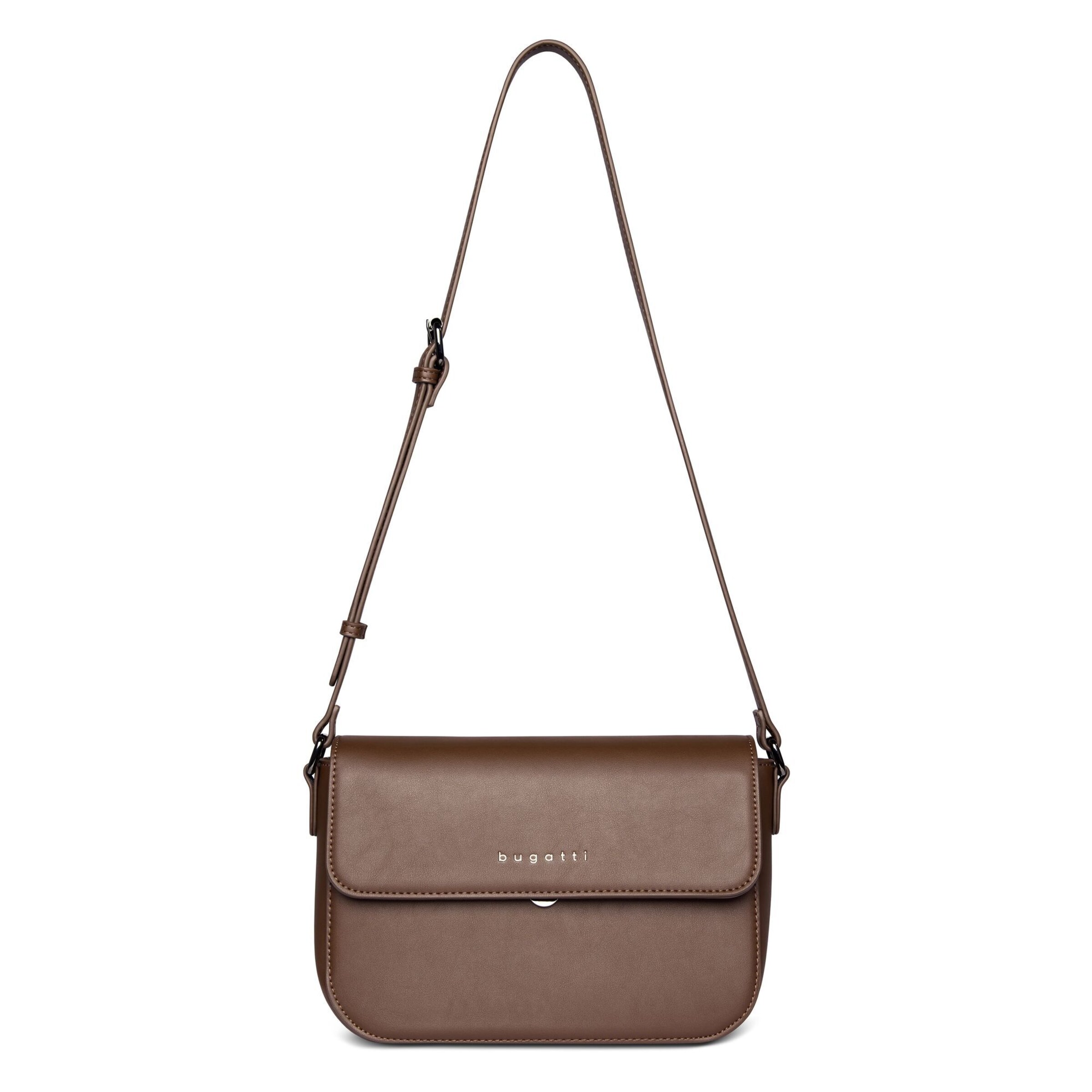 bugatti Schultertasche 'Almata' in Braun: Vorderseite