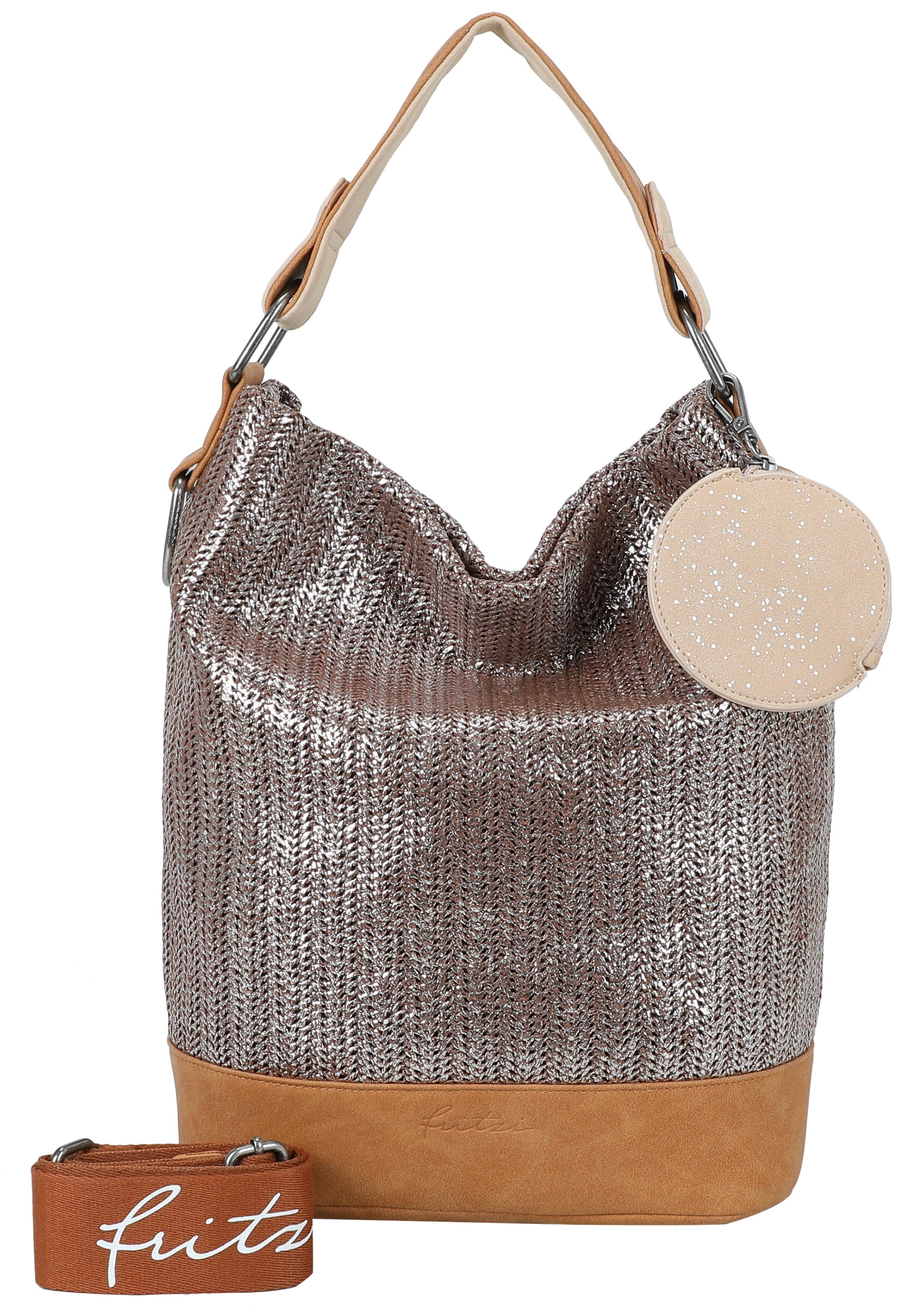 Fritzi aus Preußen Shopper 'Olga' in Zilver: voorkant