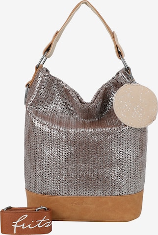 Fritzi aus Preußen Shopper 'Olga' in Zilver: voorkant