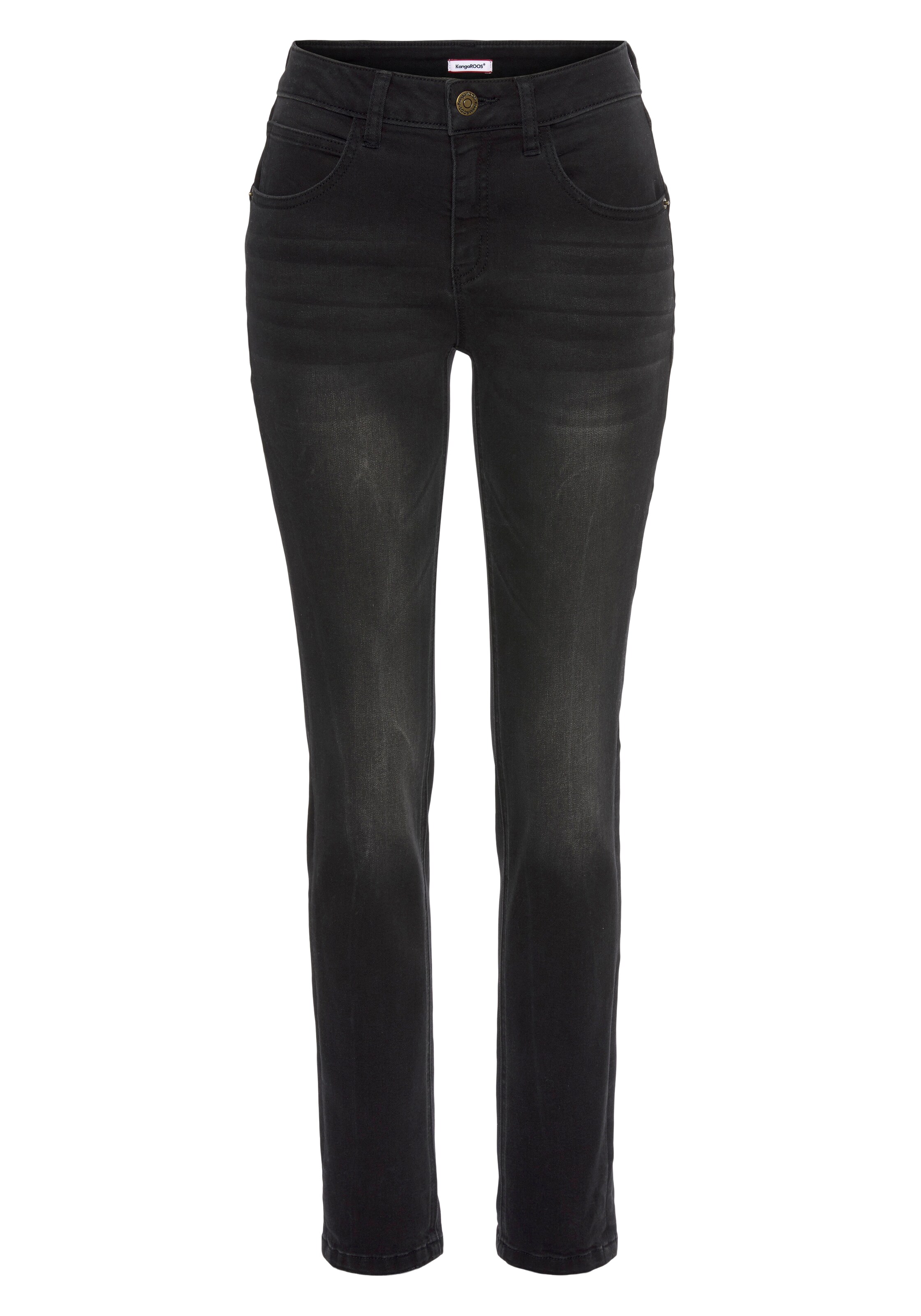 KangaROOS Jeans in Black: front
