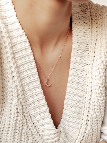 Hey Happiness - Cadena 'Halbmond' en oro: frente