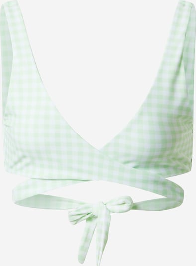 HOLLISTER Bikinitop in mint / weiß, Produktansicht