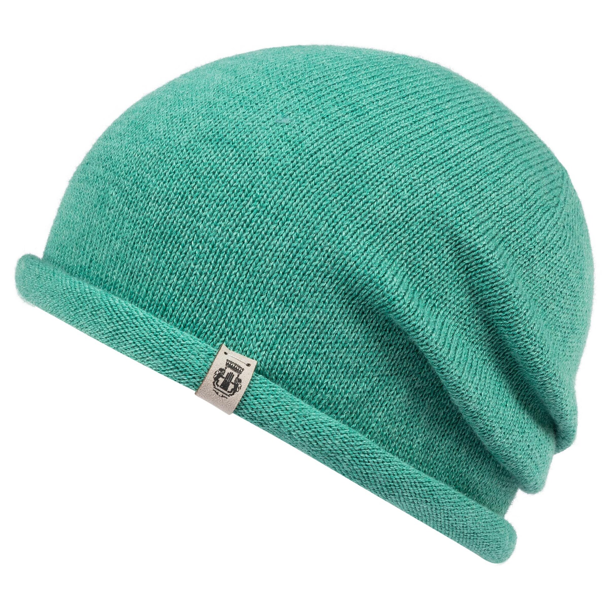 Roeckl Beanie Mütze 'CASUAL RIB' in Grün: Vorderseite