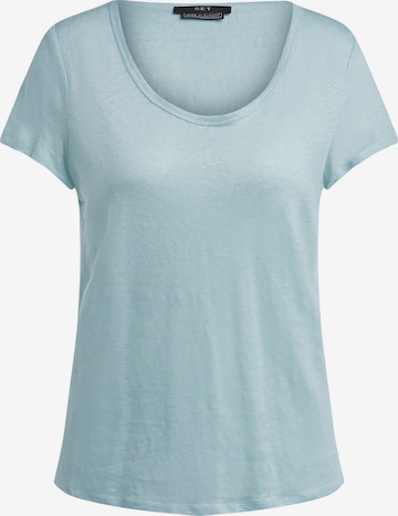 T-shirt SET en bleu : devant