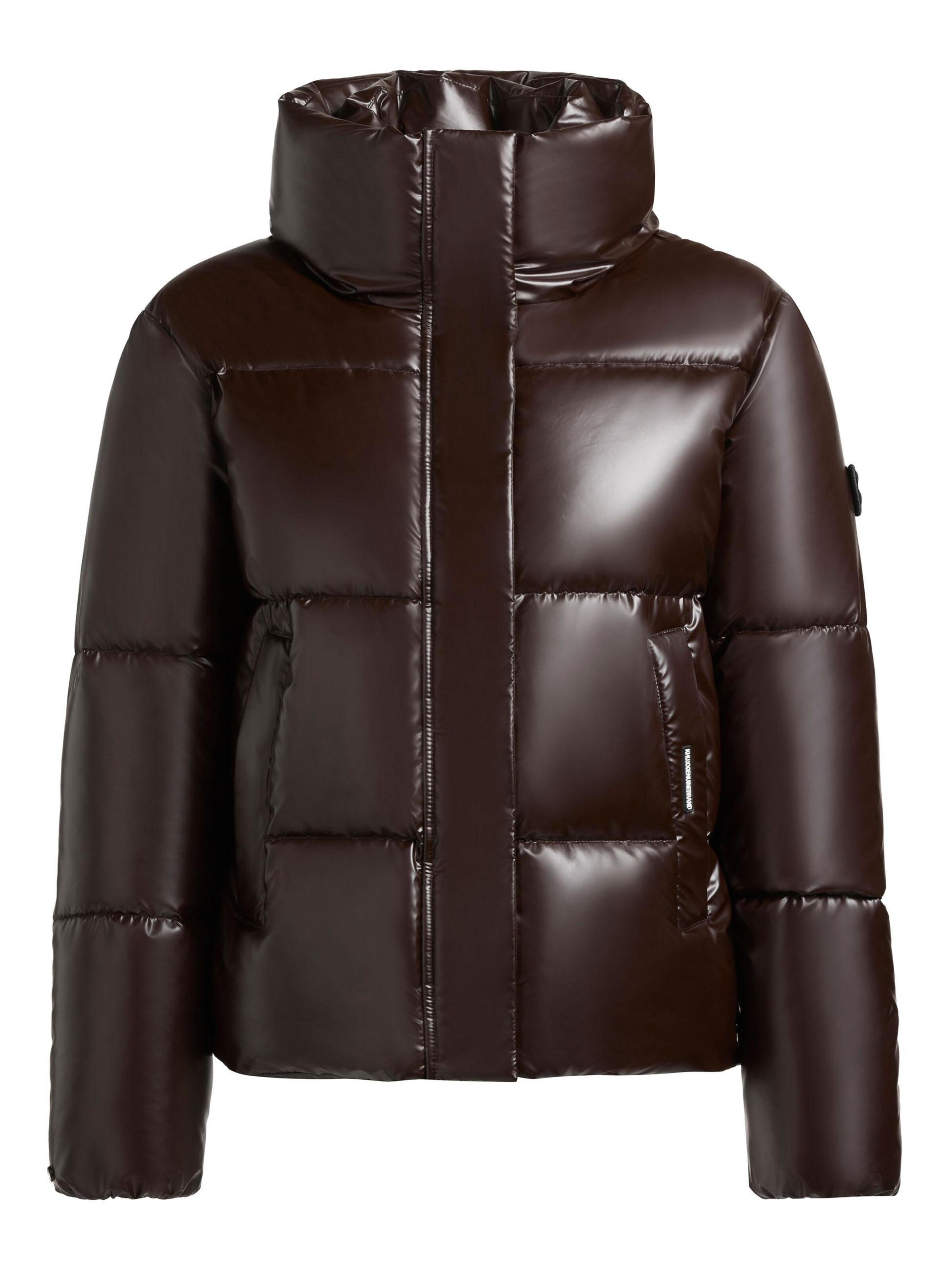 khujo Winterjacke 'Rinja2 Shiny' in bordeaux, Produktansicht