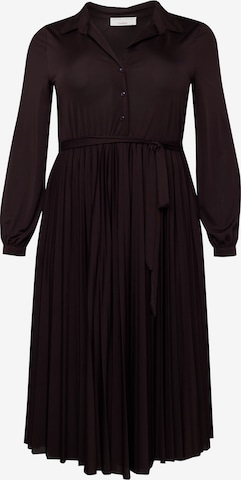 Robe-chemise 'Erika' Guido Maria Kretschmer Curvy en noir : devant