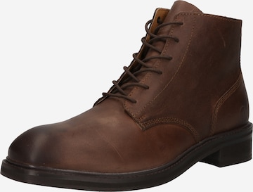 Superdry Lace-Up Boots in Brown: front