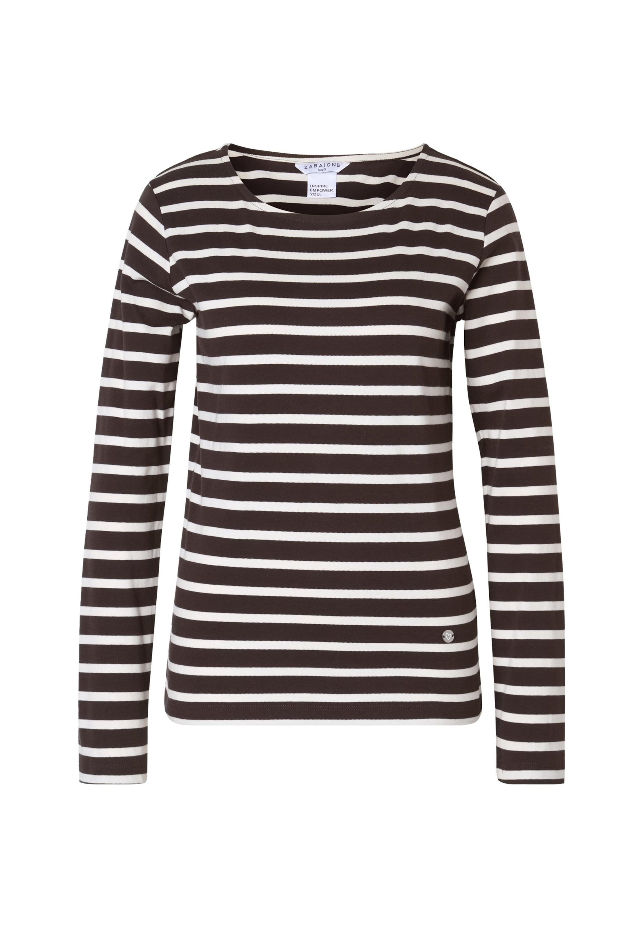 ZABAIONE - Camiseta 'Sa44rah' en marrón: frente