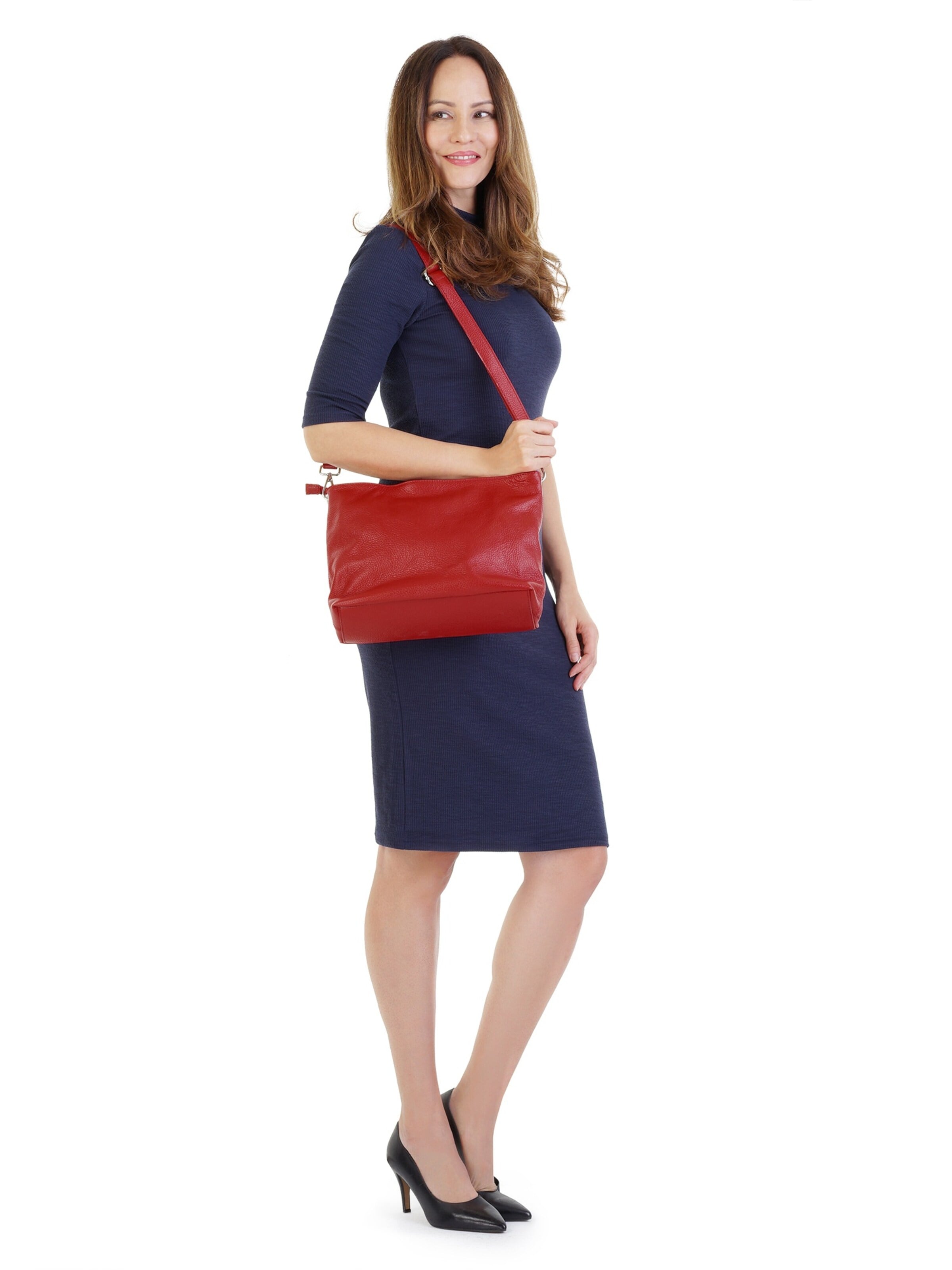 Samantha Look Crossbody Bag in Red