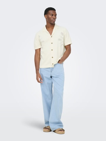 Only & Sons Gebreid vest 'ONSJam' in Grijs