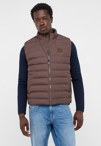Gilet 'Dublin' MUSTANG en marron : devant