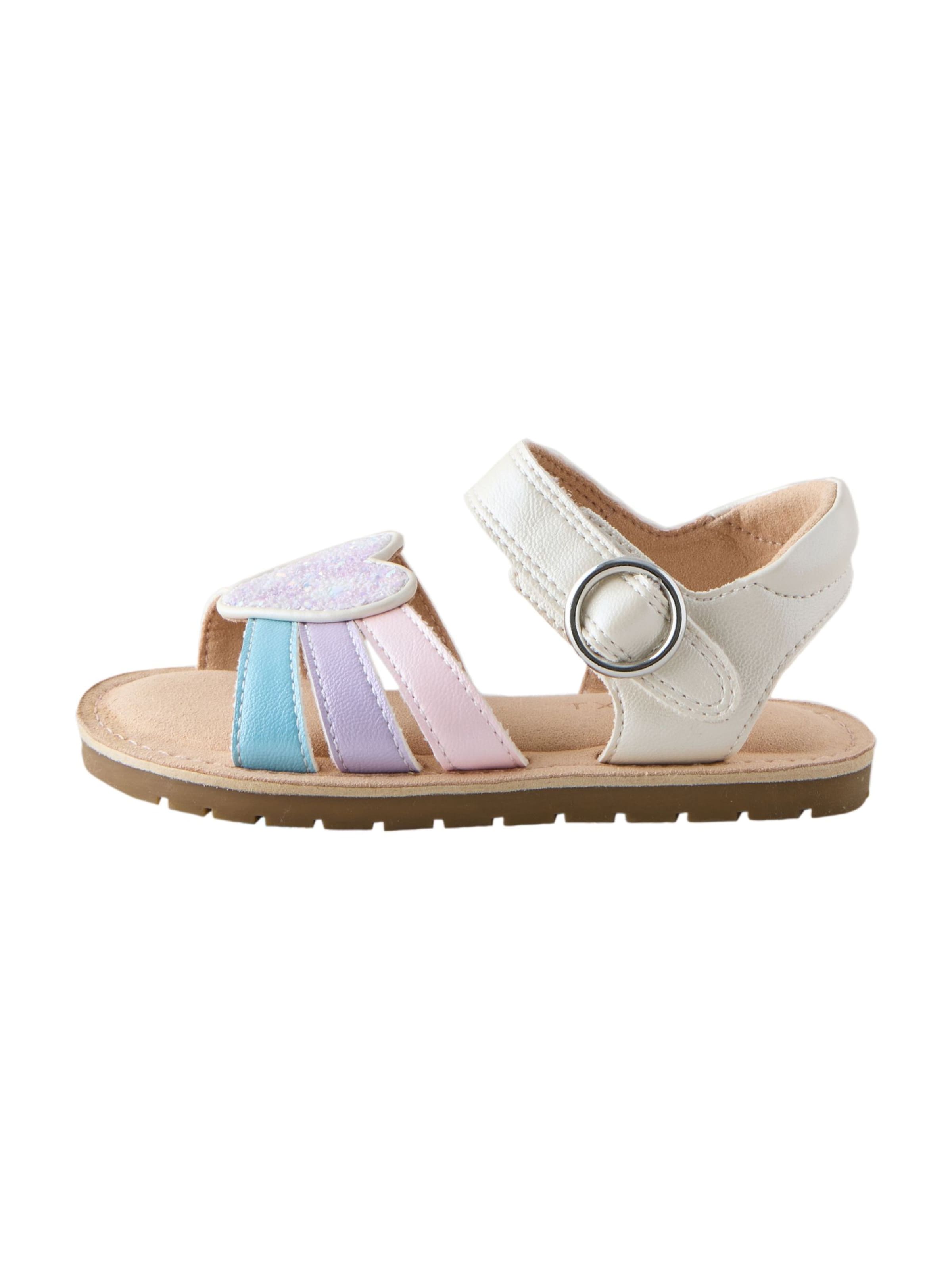 Next Szandálok - fehér: elől