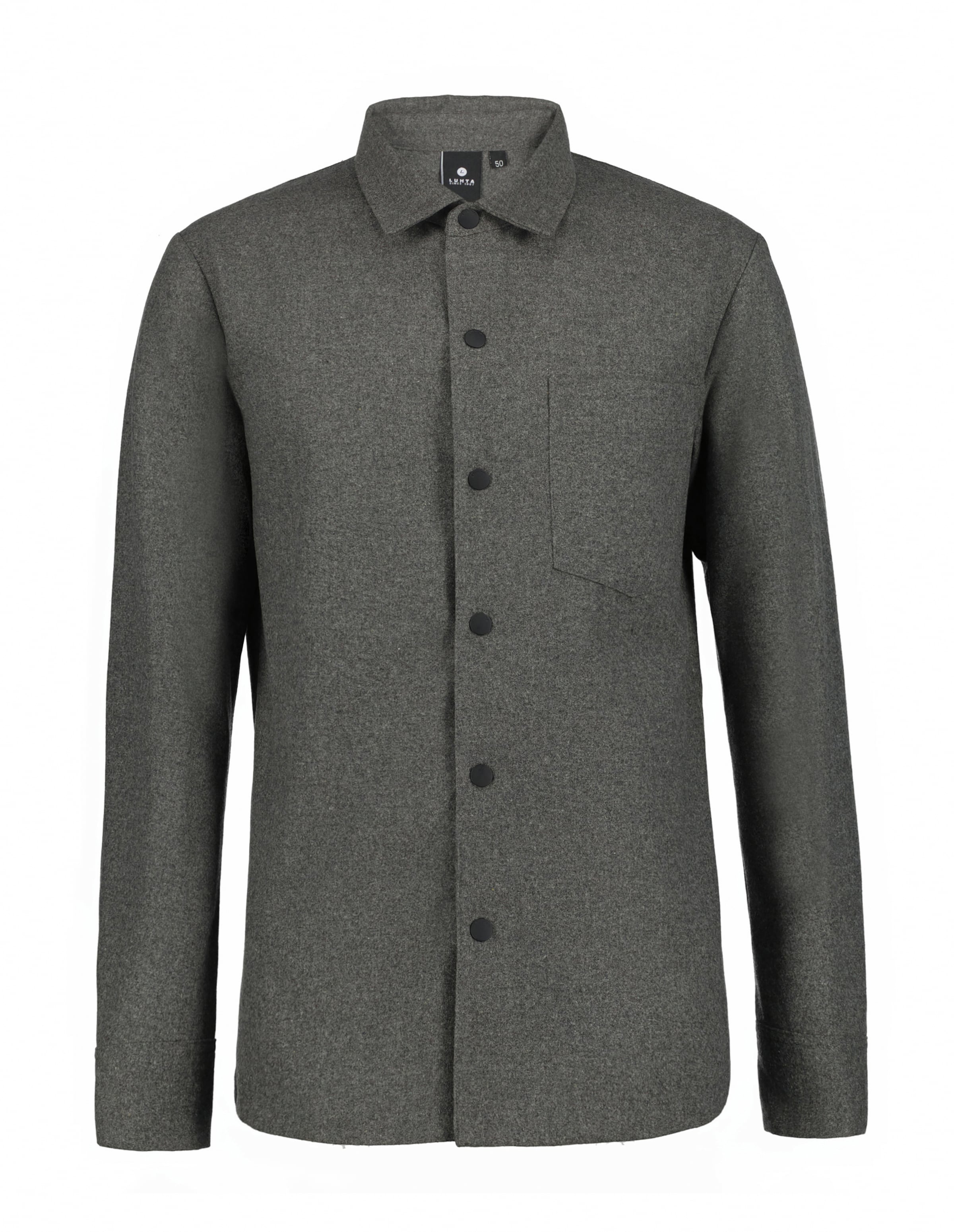 Regular fit Camicia 'Haapasalo' di LUHTA in grigio: frontale