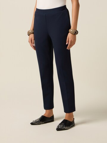 Regular Pantalon oltre en bleu