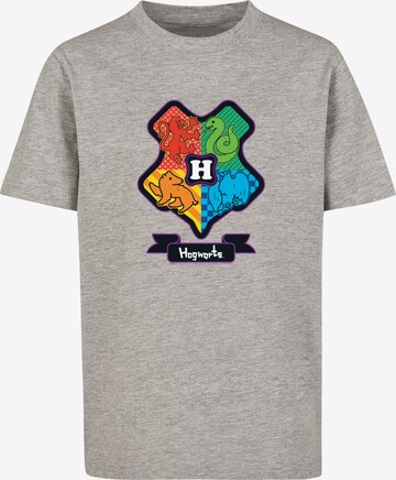 F4NT4STIC Shirt 'Harry Potter Hogwarts Junior' in Grey: front
