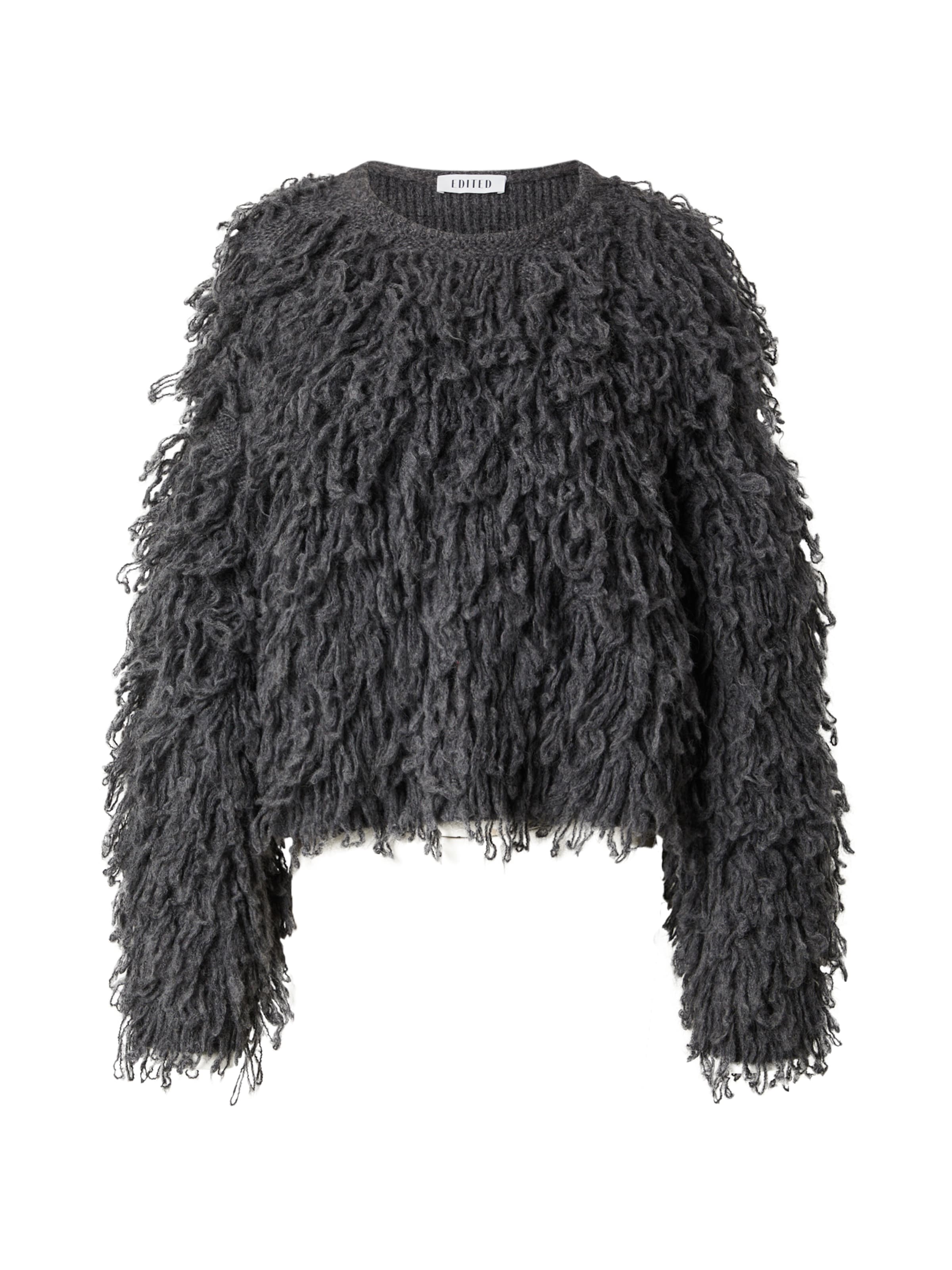 EDITED Pullover 'Bo' in Grau: Vorderseite