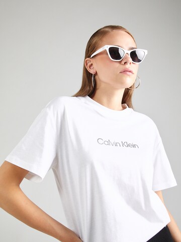 Calvin Klein Koszulka 'HERO' w kolorze biały